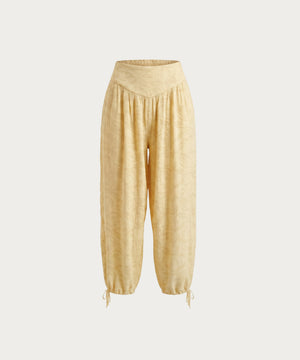 Pantalón bombacho Amarillo Pastel - Ticket