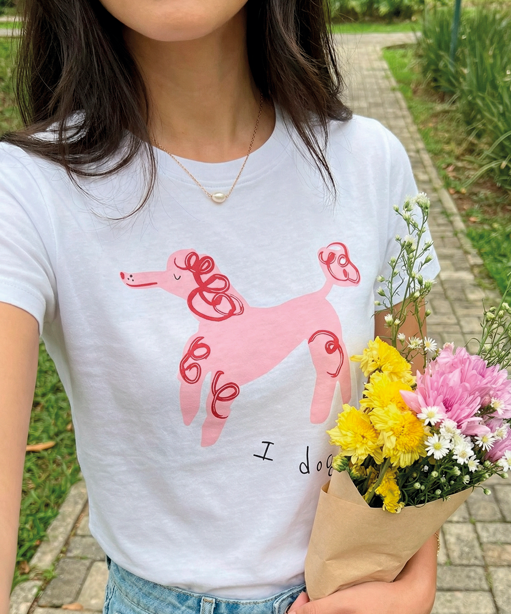 Mini t shirt basic BLANCO