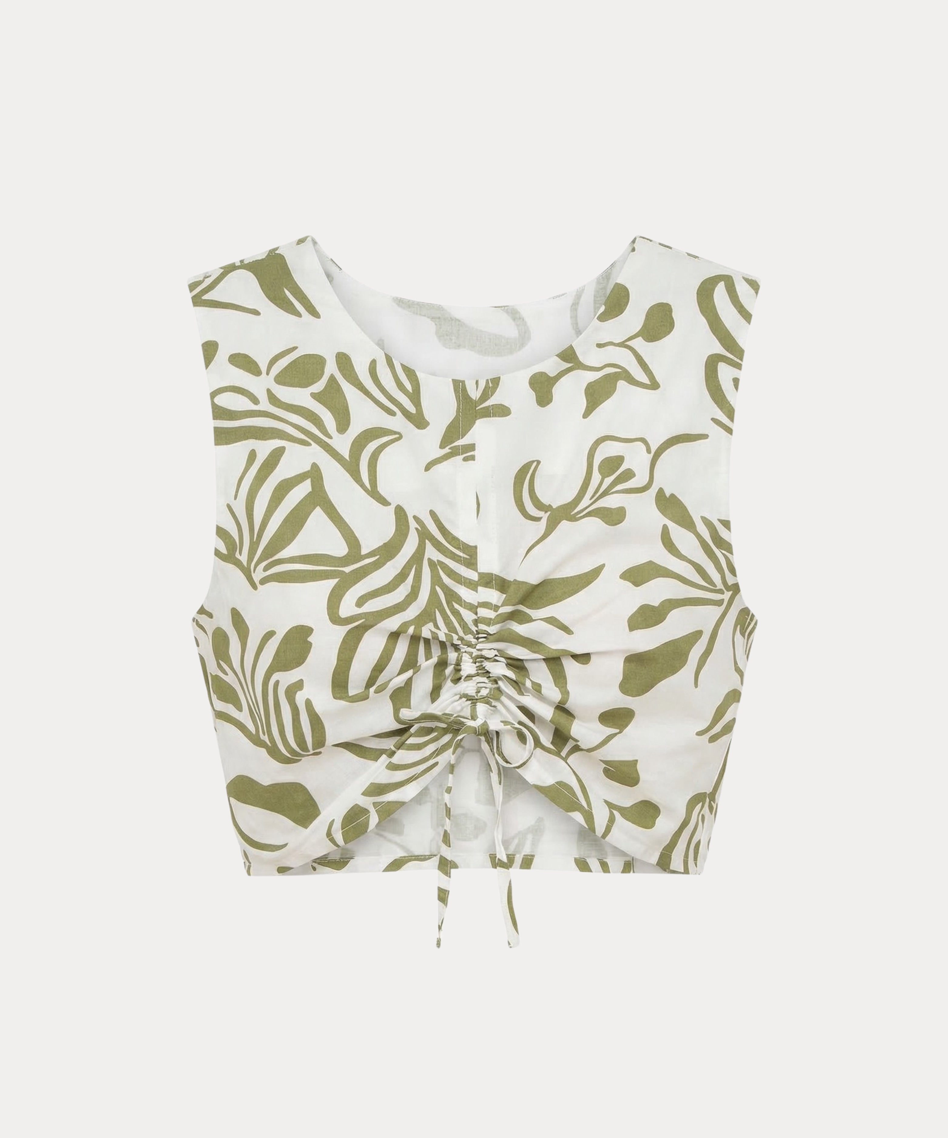 Blusa con lazo VERDE