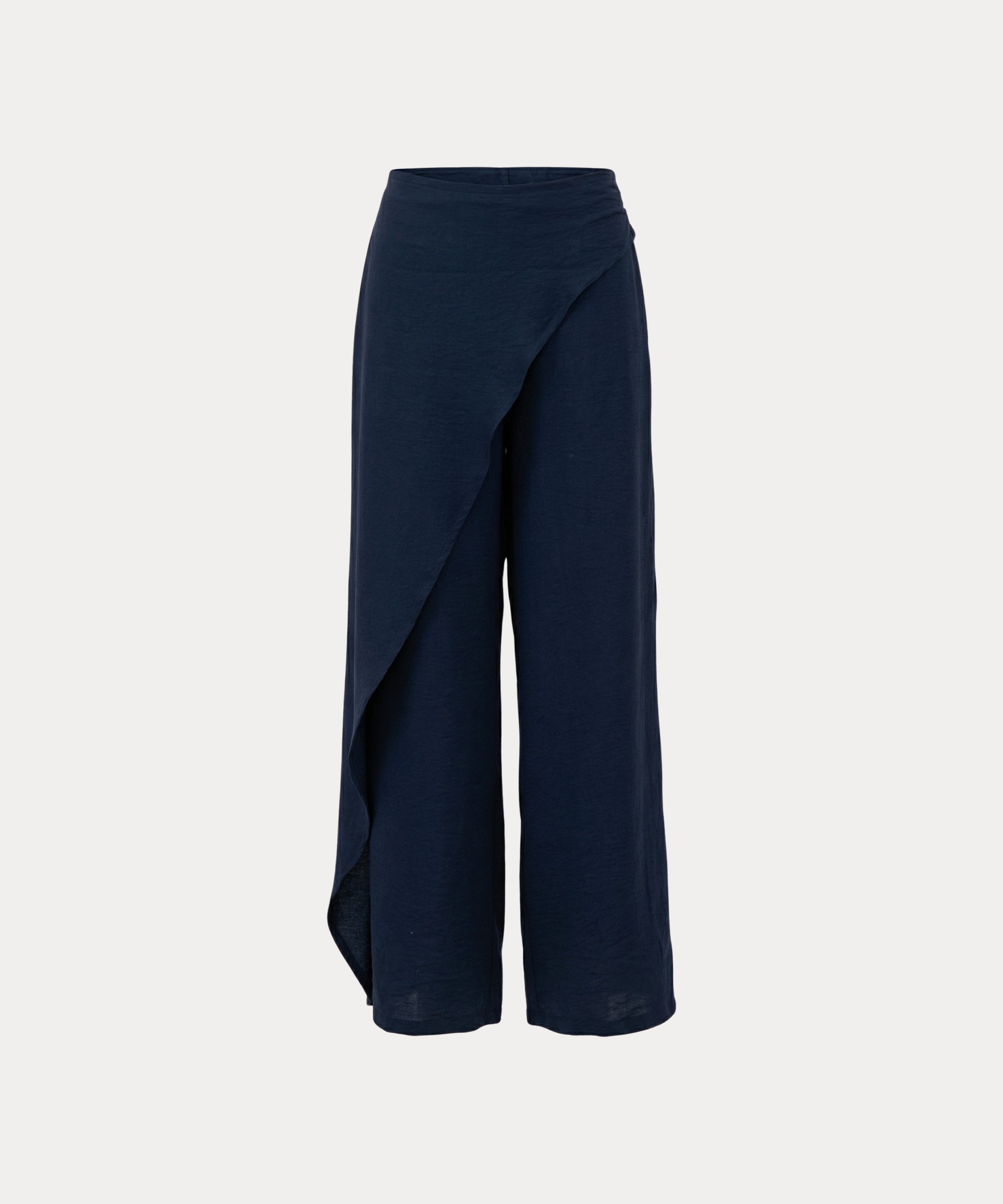 Pantalón diseño asimétrico AZUL PROFUNDO