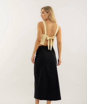 Falda Midi Con Herrajes Negro Faldas Para Mujer | Ticket Store Colombia 4