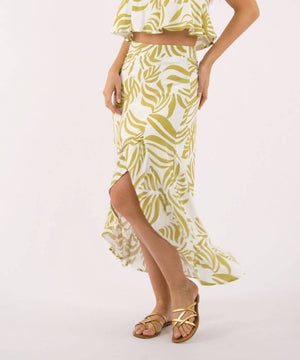 Falda Asimétrica Verde Oliva Faldas Para Mujer | Ticket Store Colombia 4