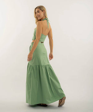 Falda Bolsillos Parche Verde Menta Faldas Para Mujer | Ticket Store Colombia 3