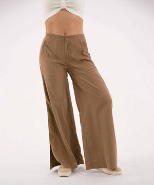 Pantalón Bota Ancha Camel Pantalóns Para Mujer | Ticket Store Colombia 2
