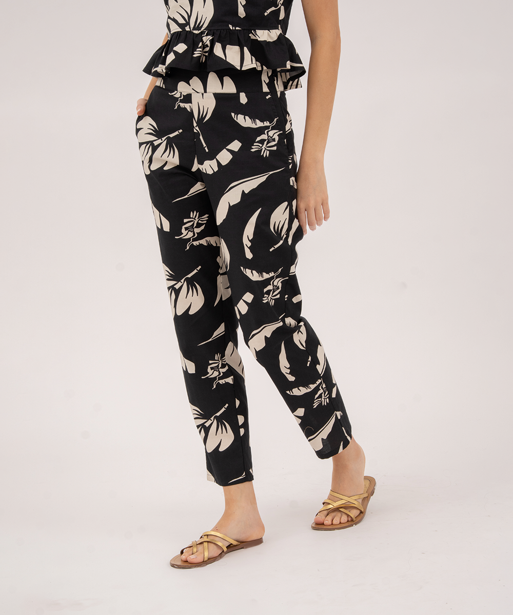 Pantalón tubo NEGRO