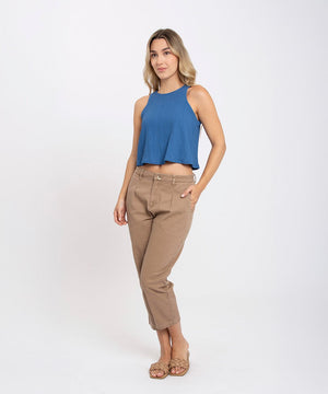 Pantalon Baggy Chocolate Pantalóns Para Mujer | Ticket Store Colombia 1