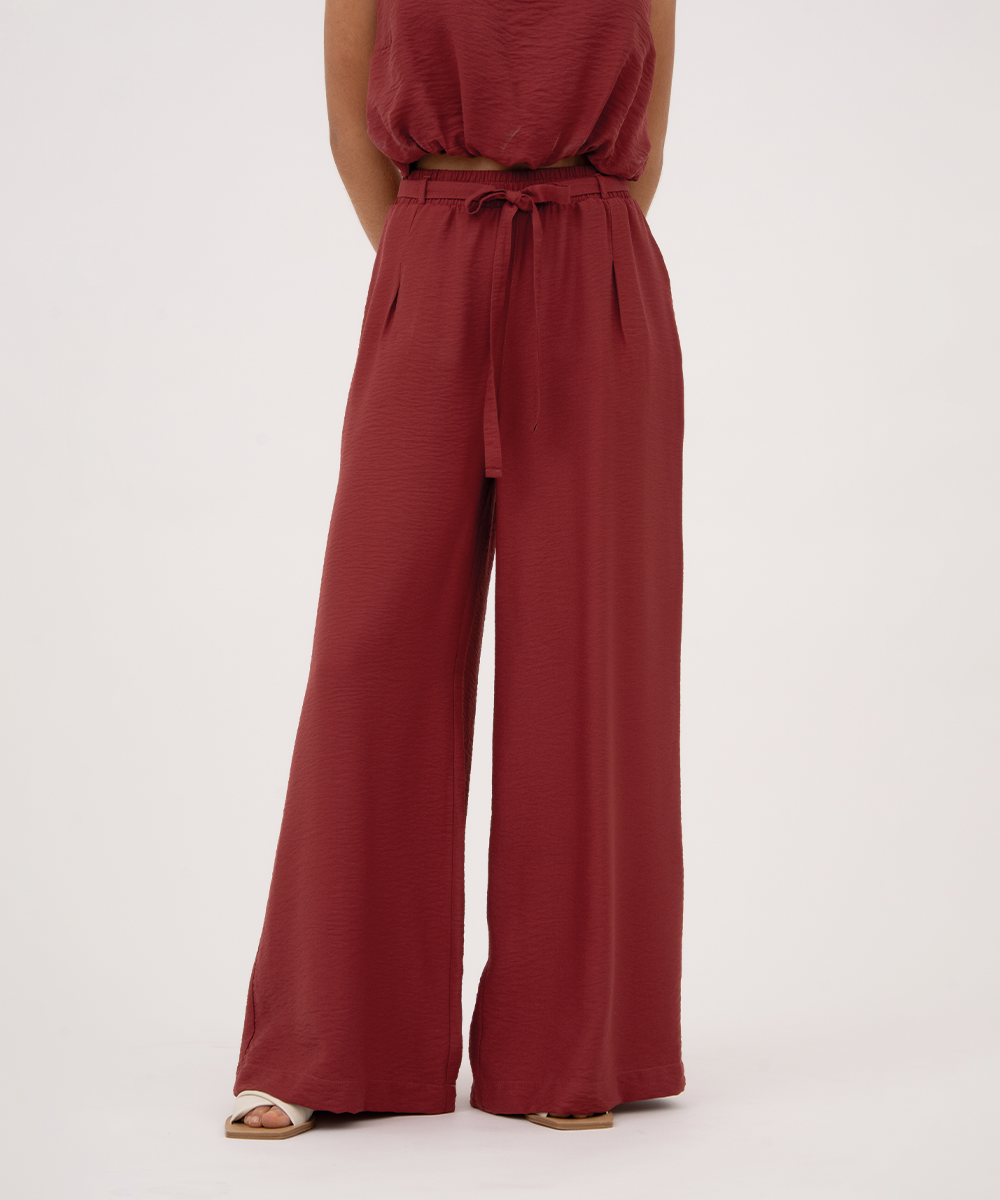 Pantalón Palazzo ROJO