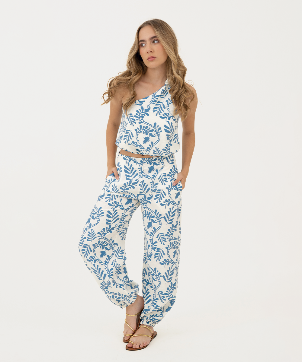 Pantalón bombacho AZUL RADIANTE