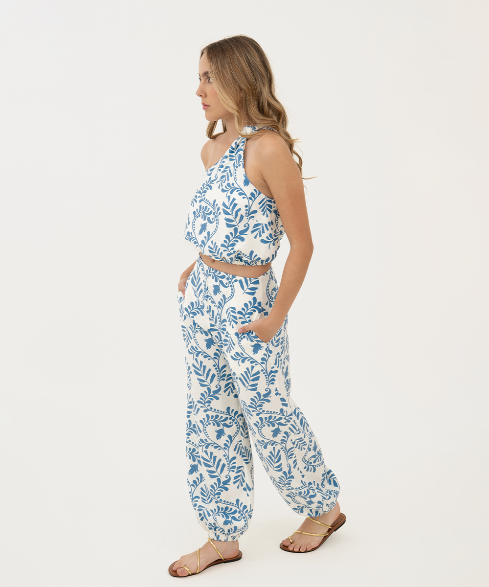 Pantalón bombacho AZUL RADIANTE