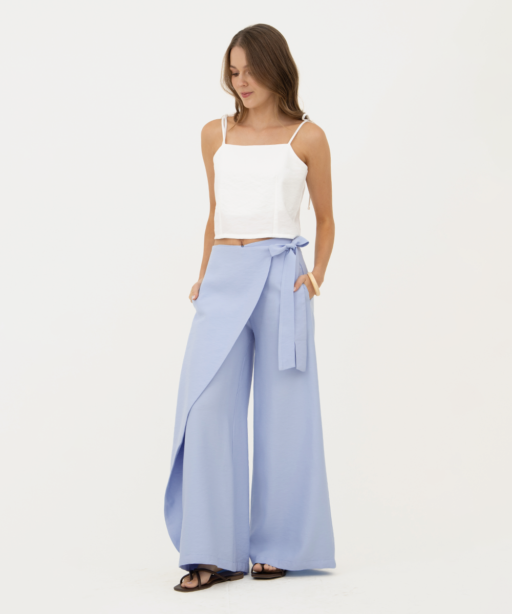 Pantalón con capa Azul Cielo