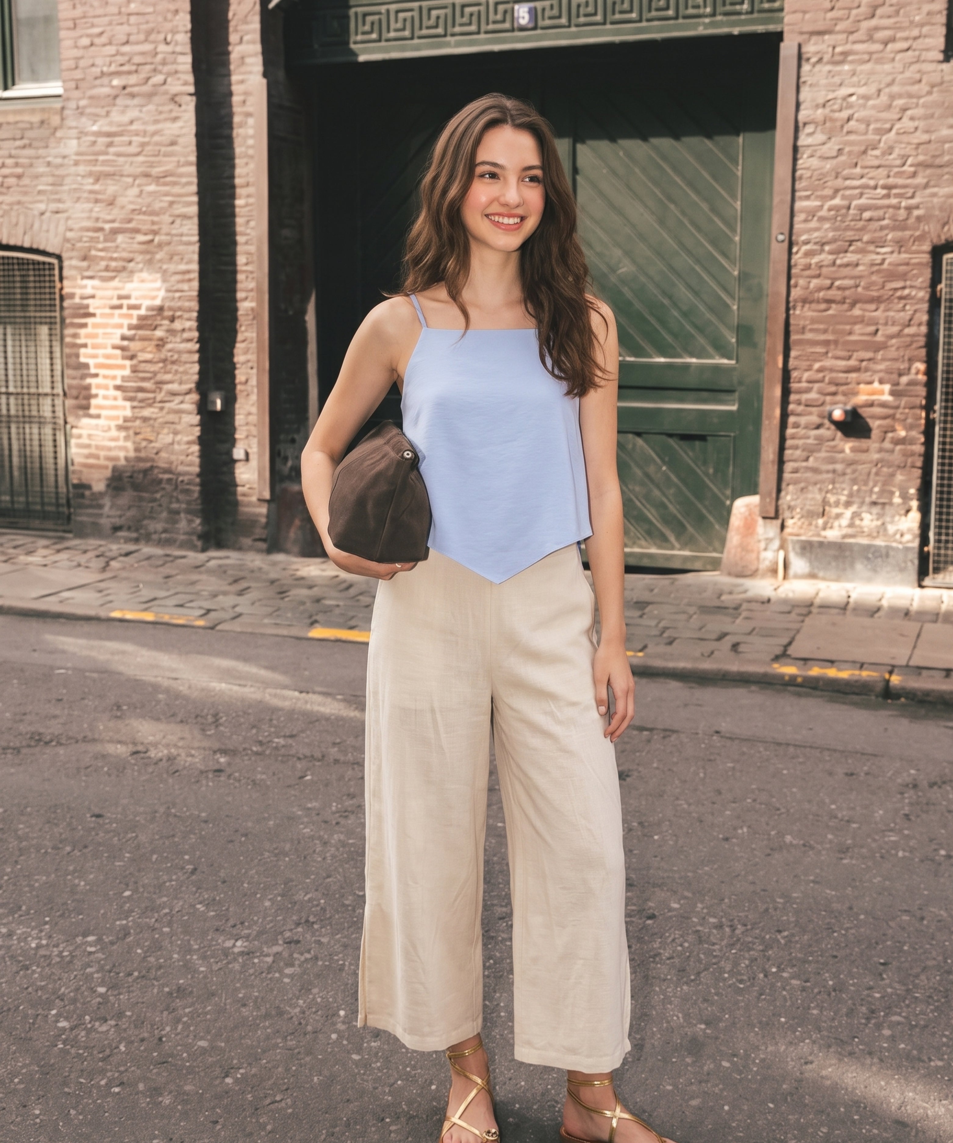 Culotte aberturas Beige