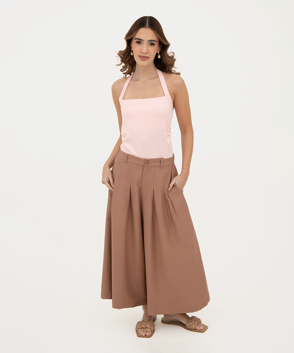 Falda pantalón Chocolate