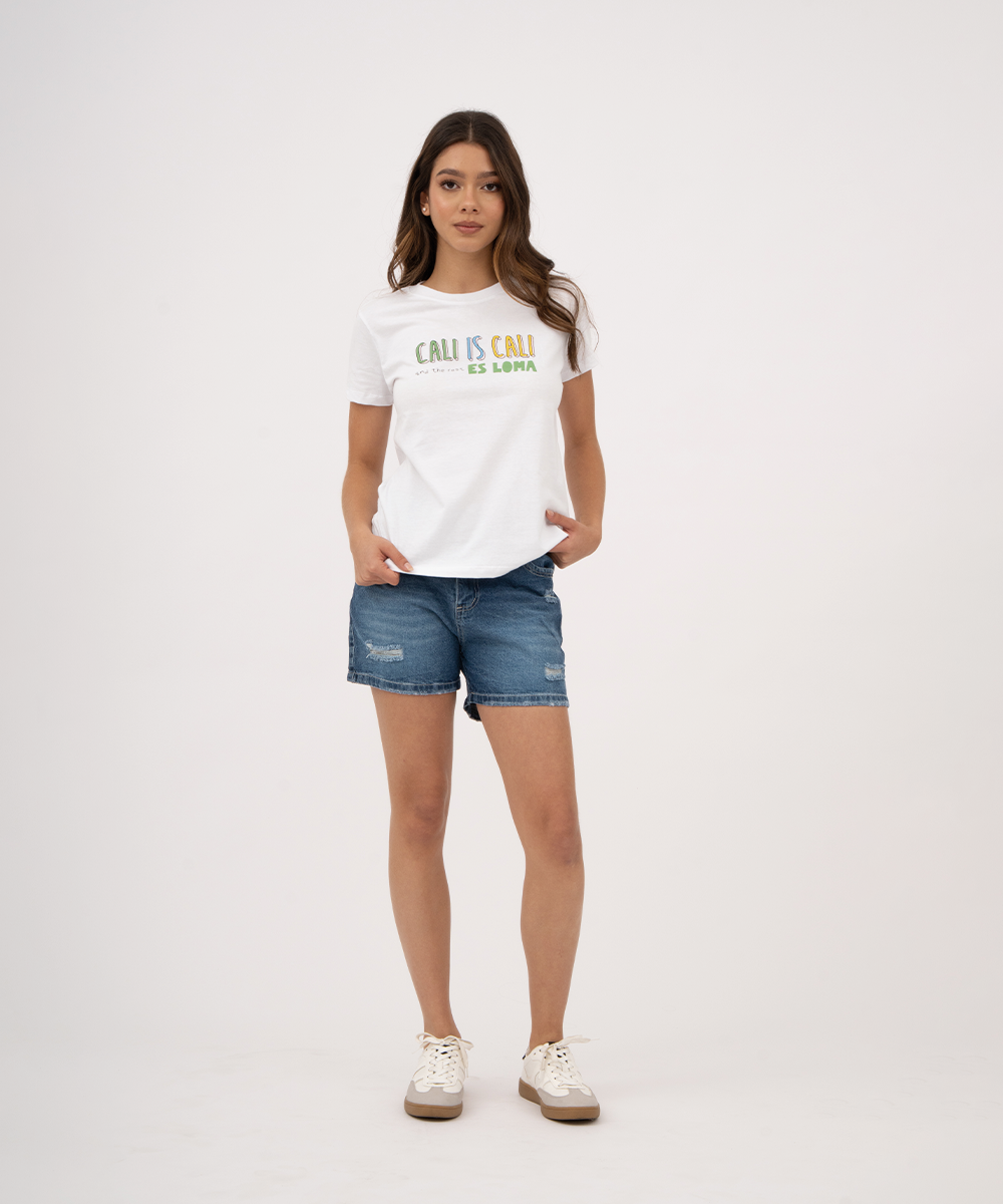 Short 5 bolsillos AZUL PROFUNDO