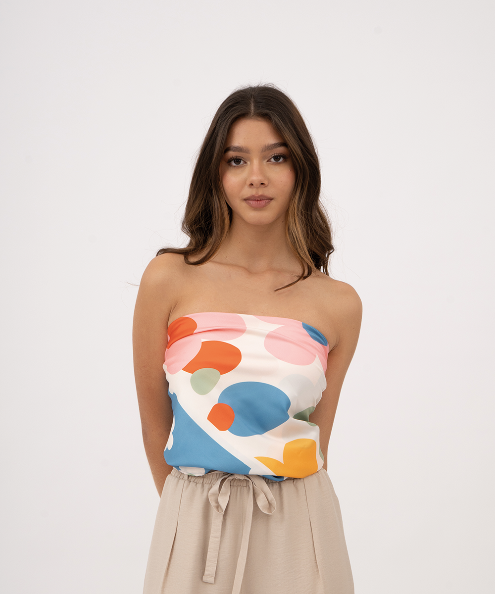 Pareo estampado Sol de Barú AZUL