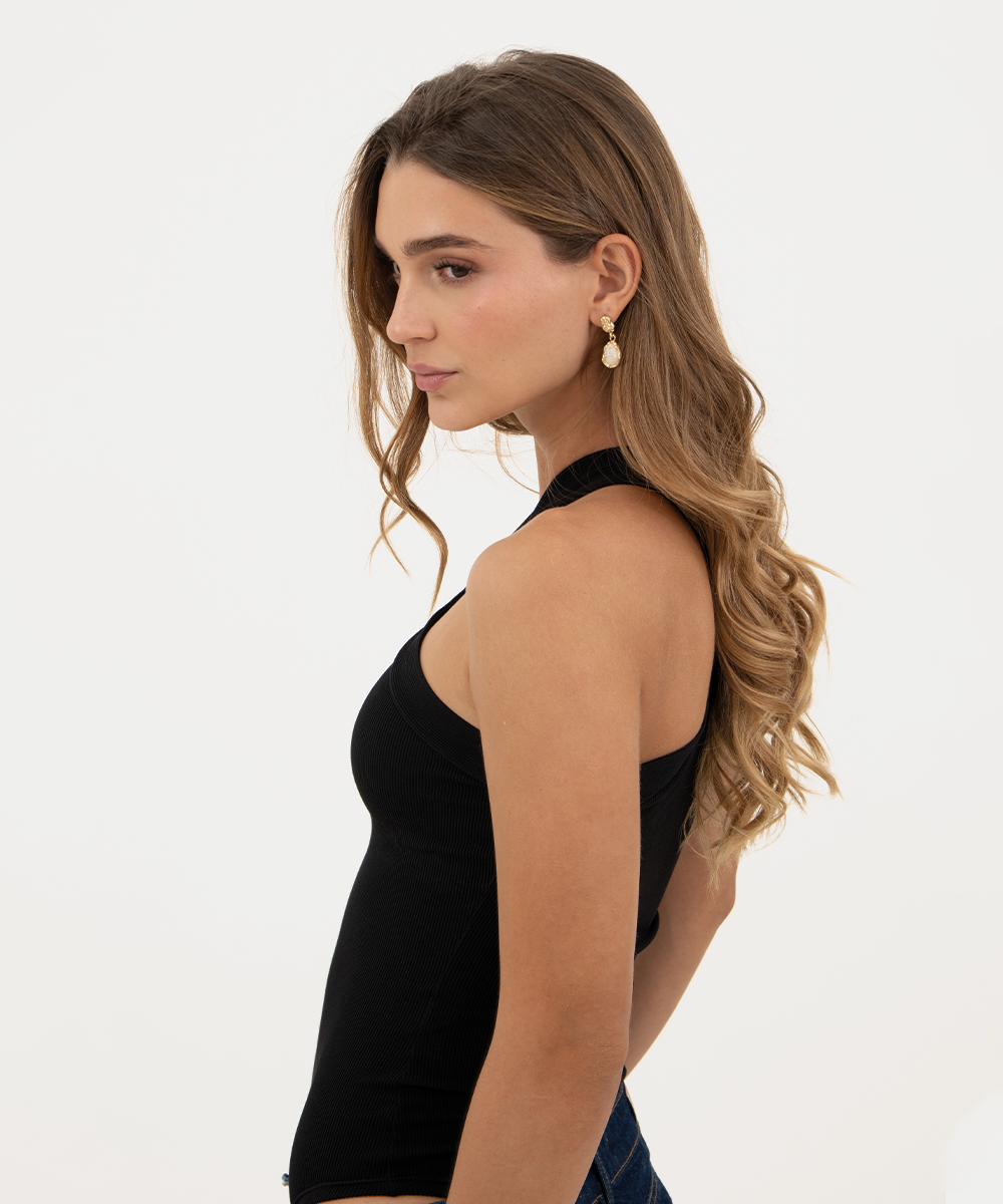 Body halter Negro