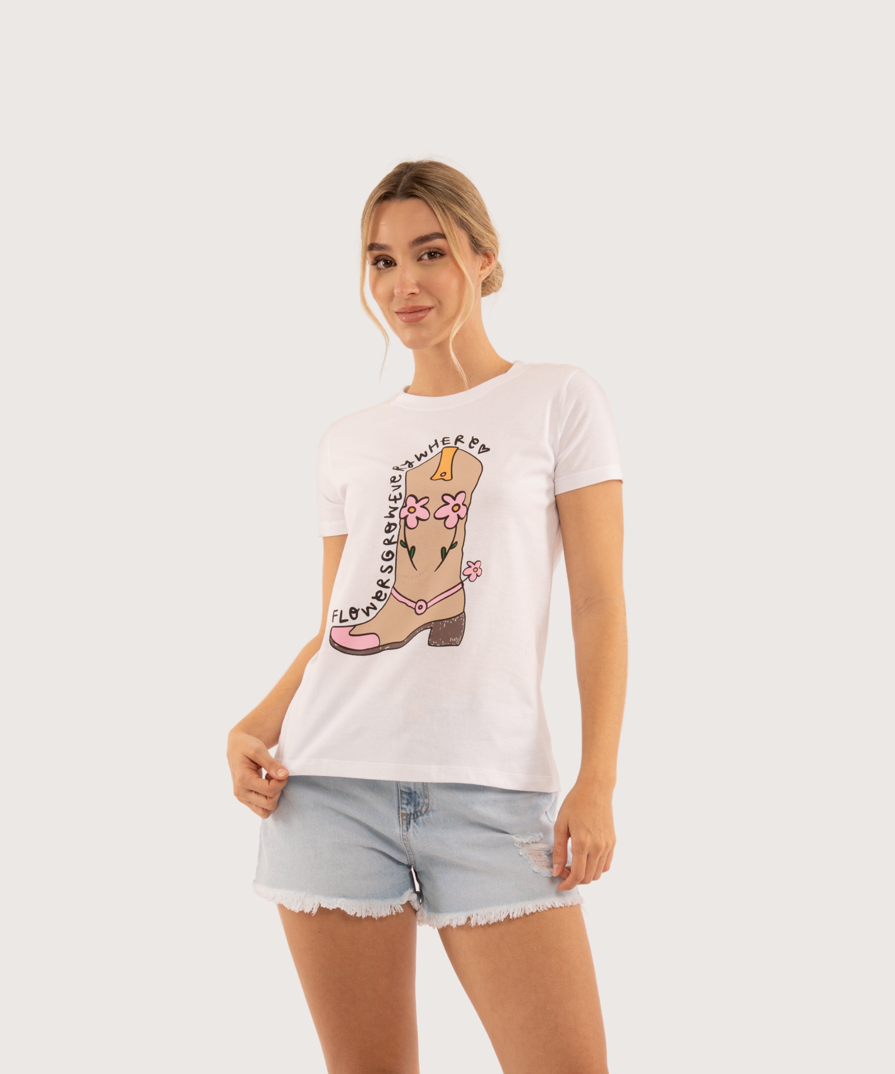 Mini t shirt basic BLANCO