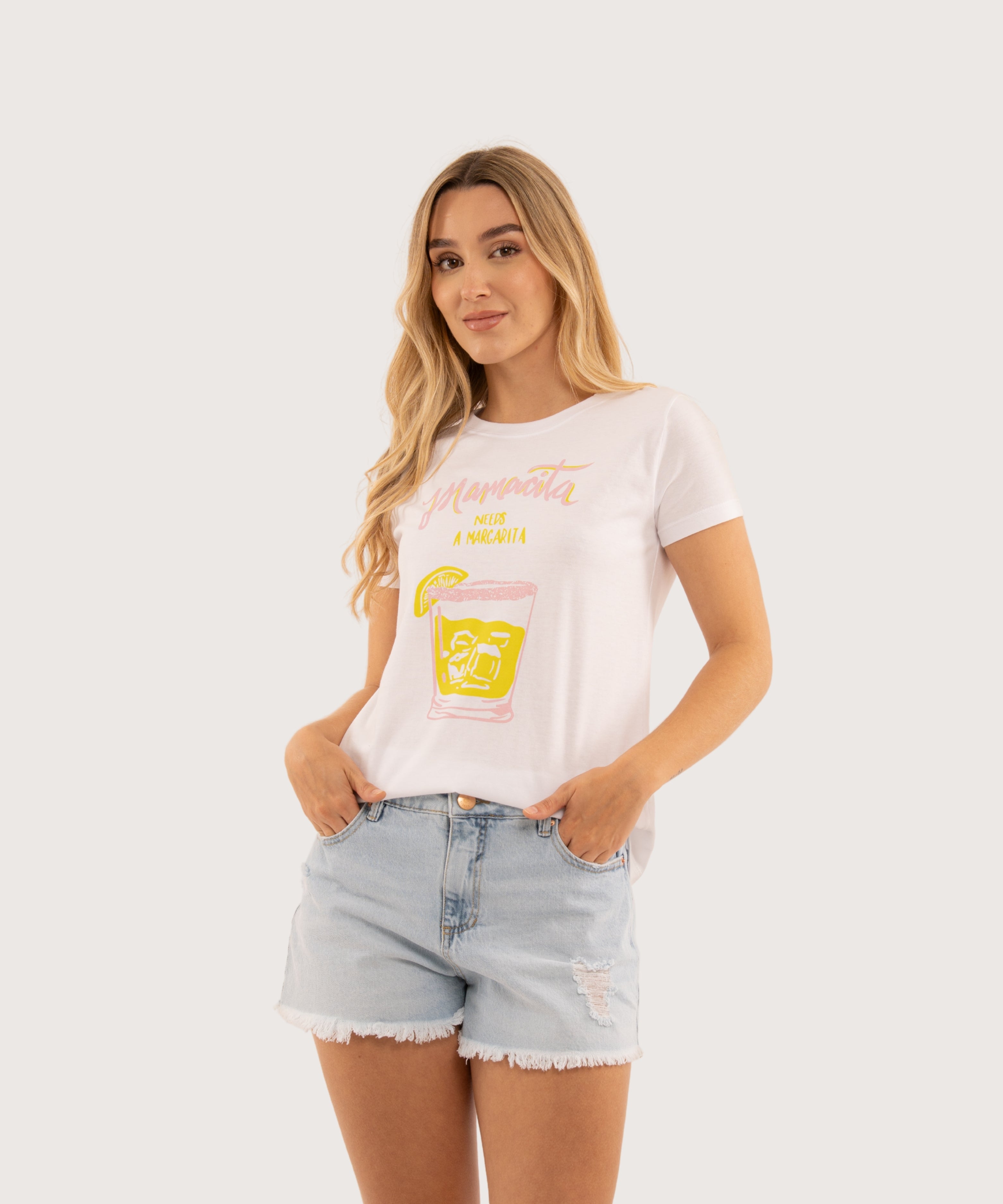 Mini t shirt basic BLANCO