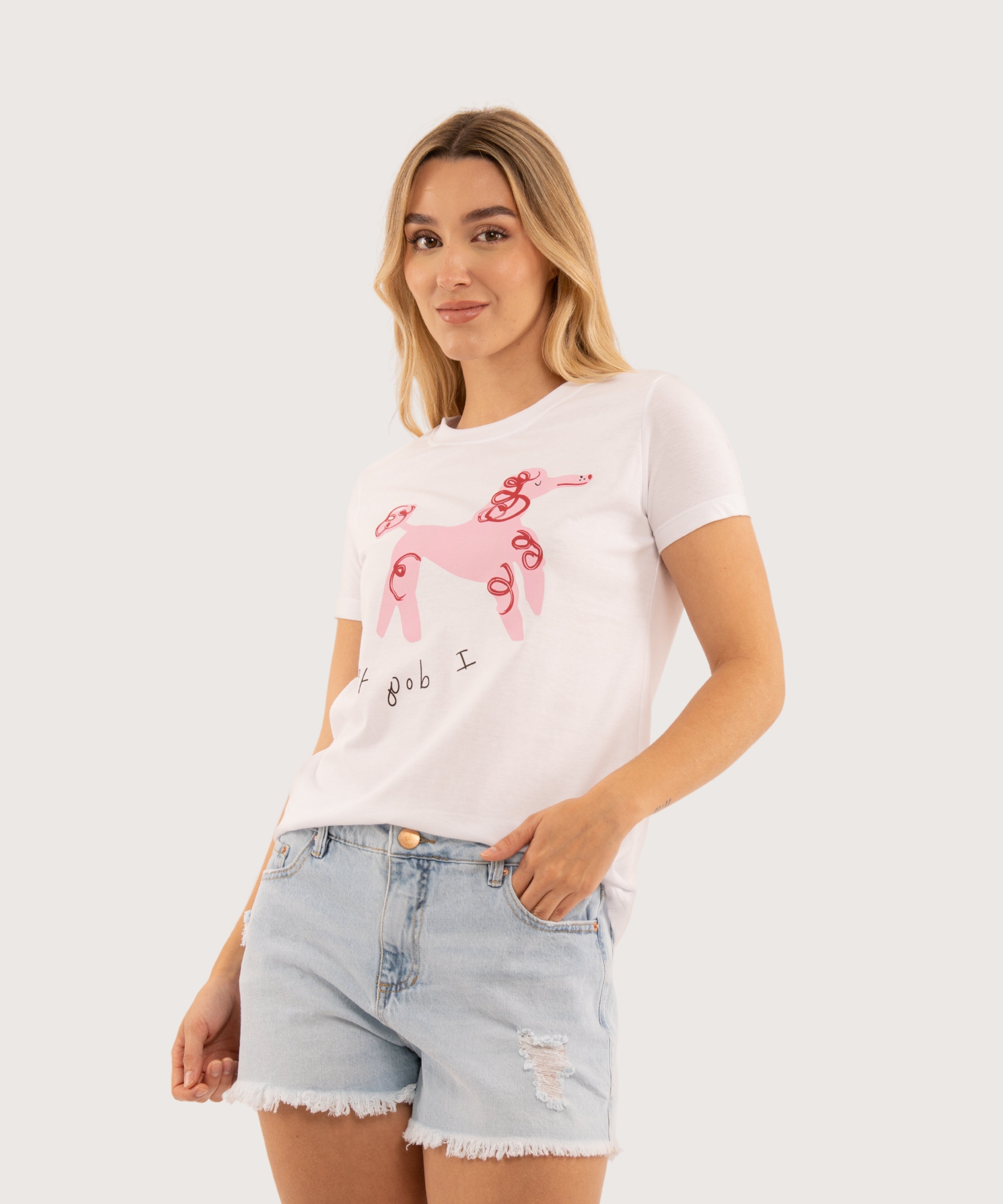 Mini t shirt basic BLANCO