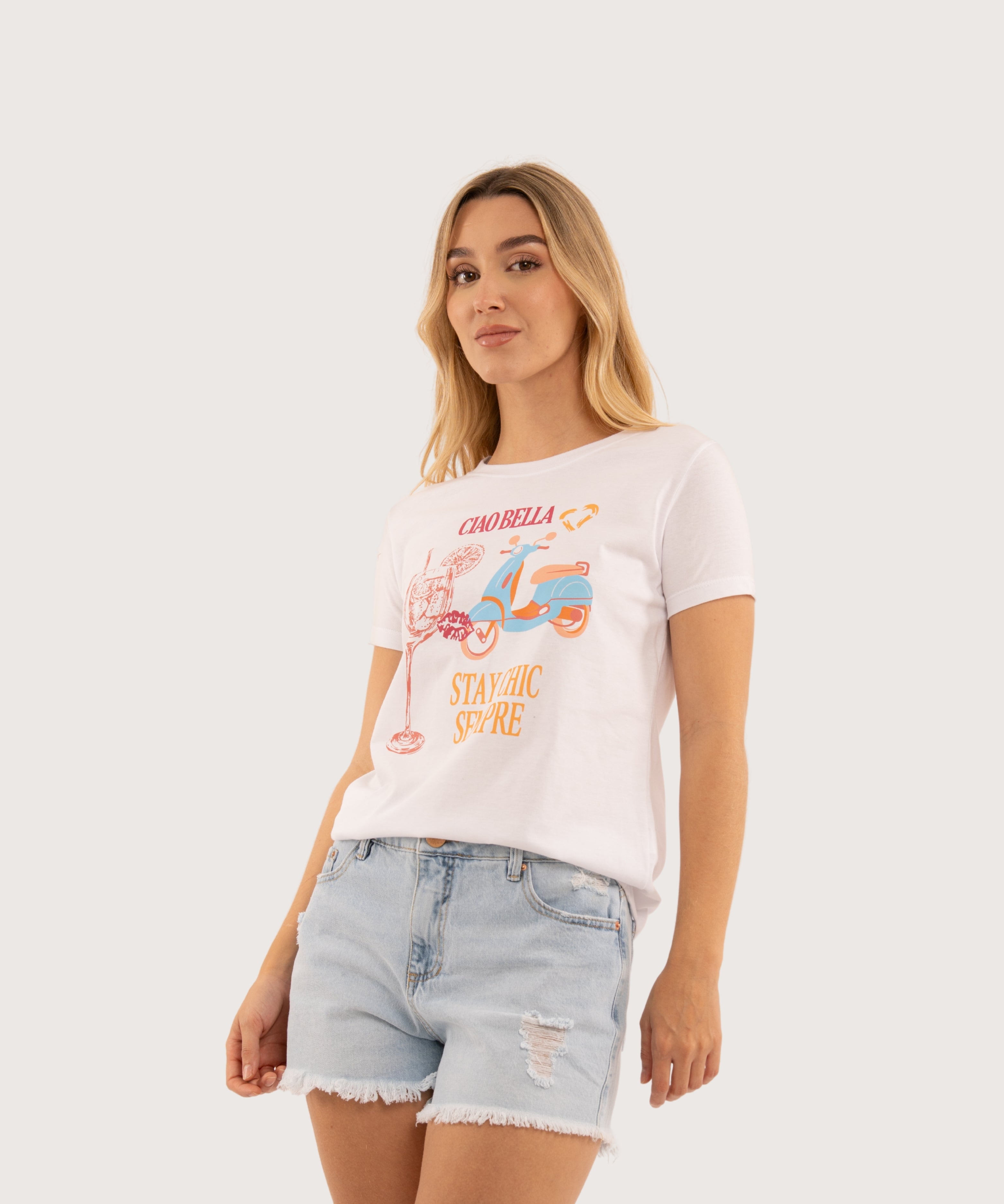 Mini t shirt basic BLANCO