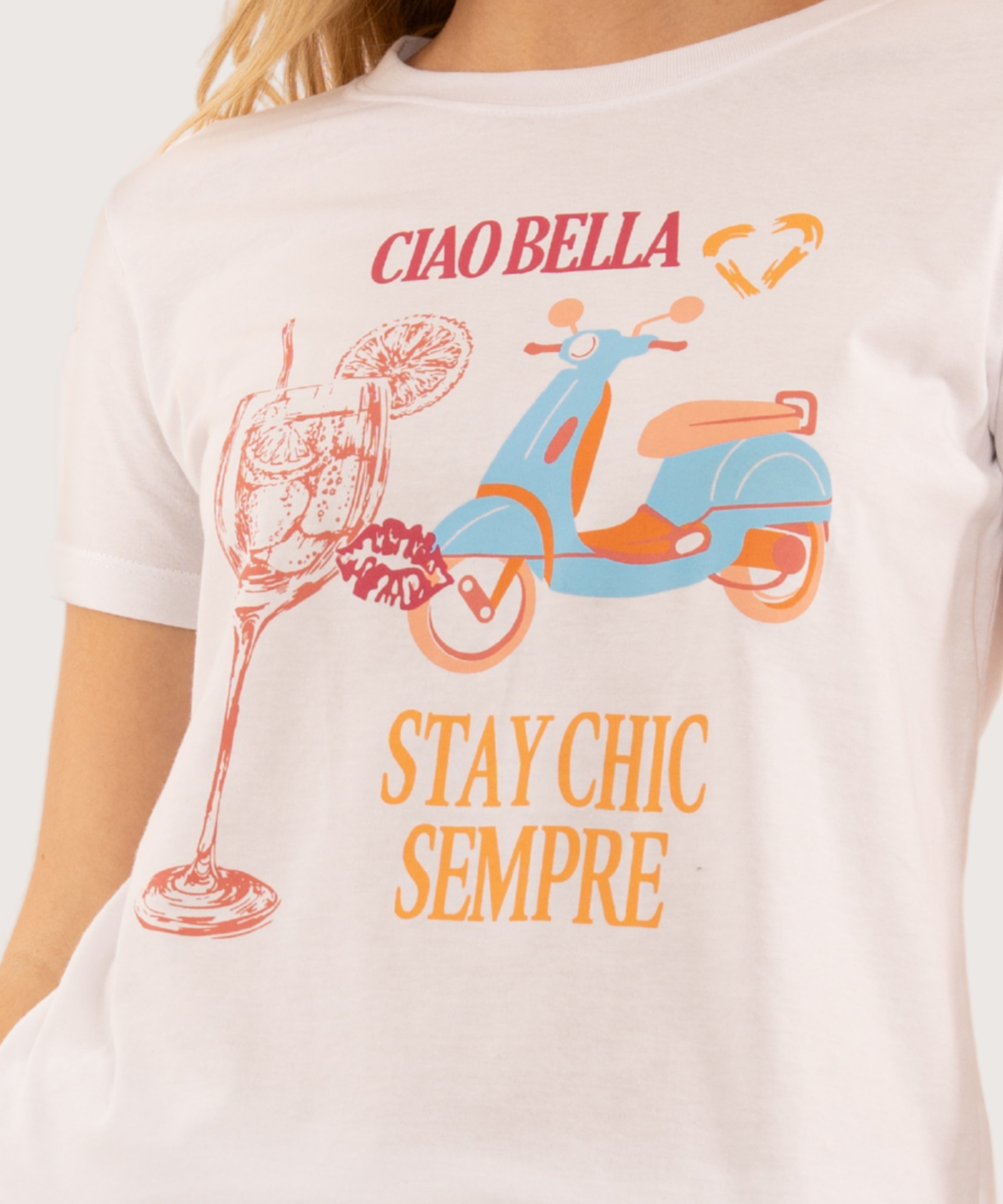 Mini t shirt basic BLANCO