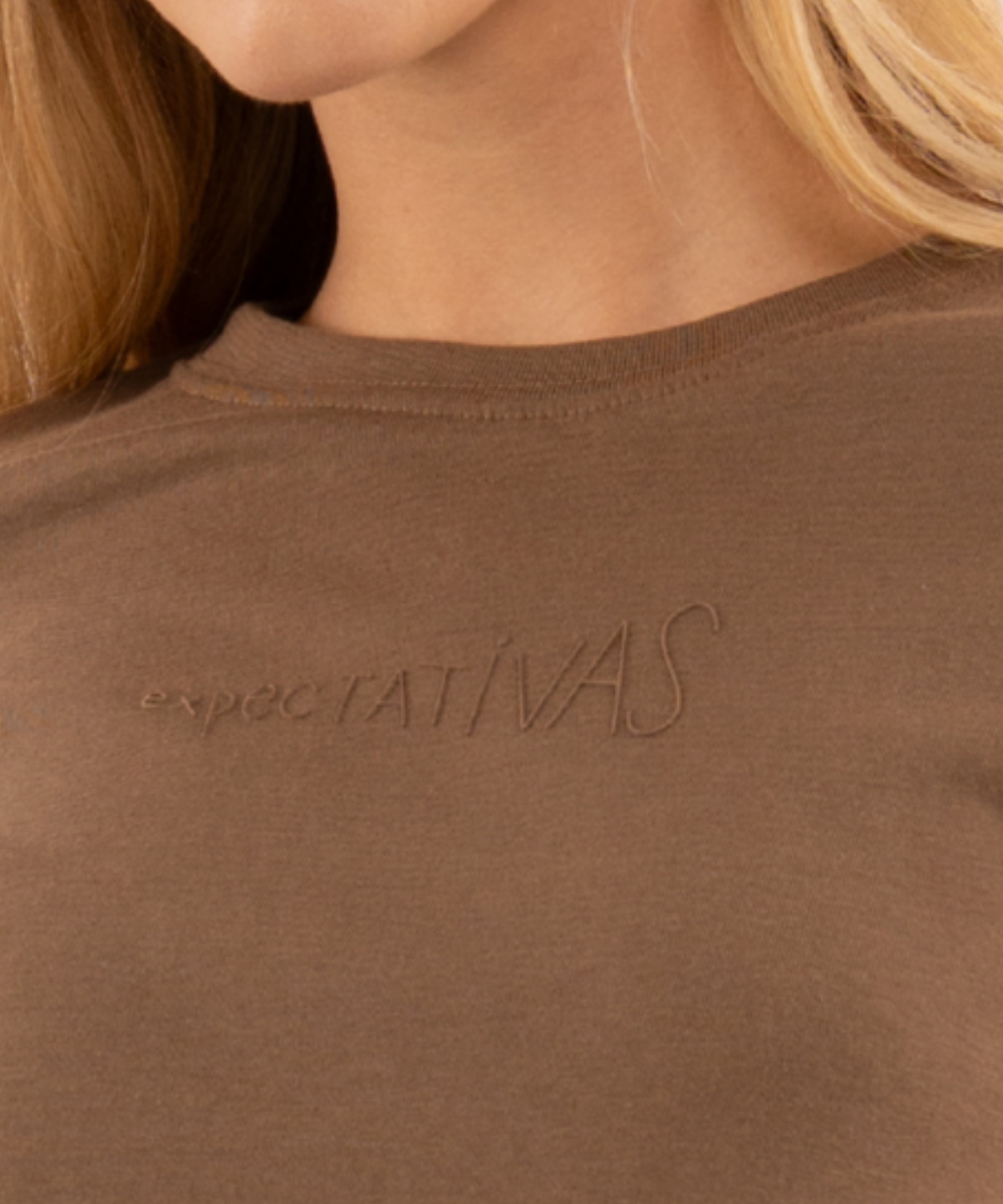 Mini t shirt basic CHOCOLATE