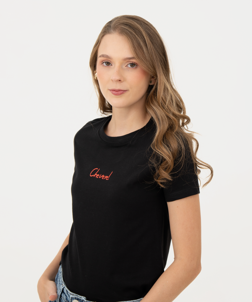 Mini t shirt basic NEGRO