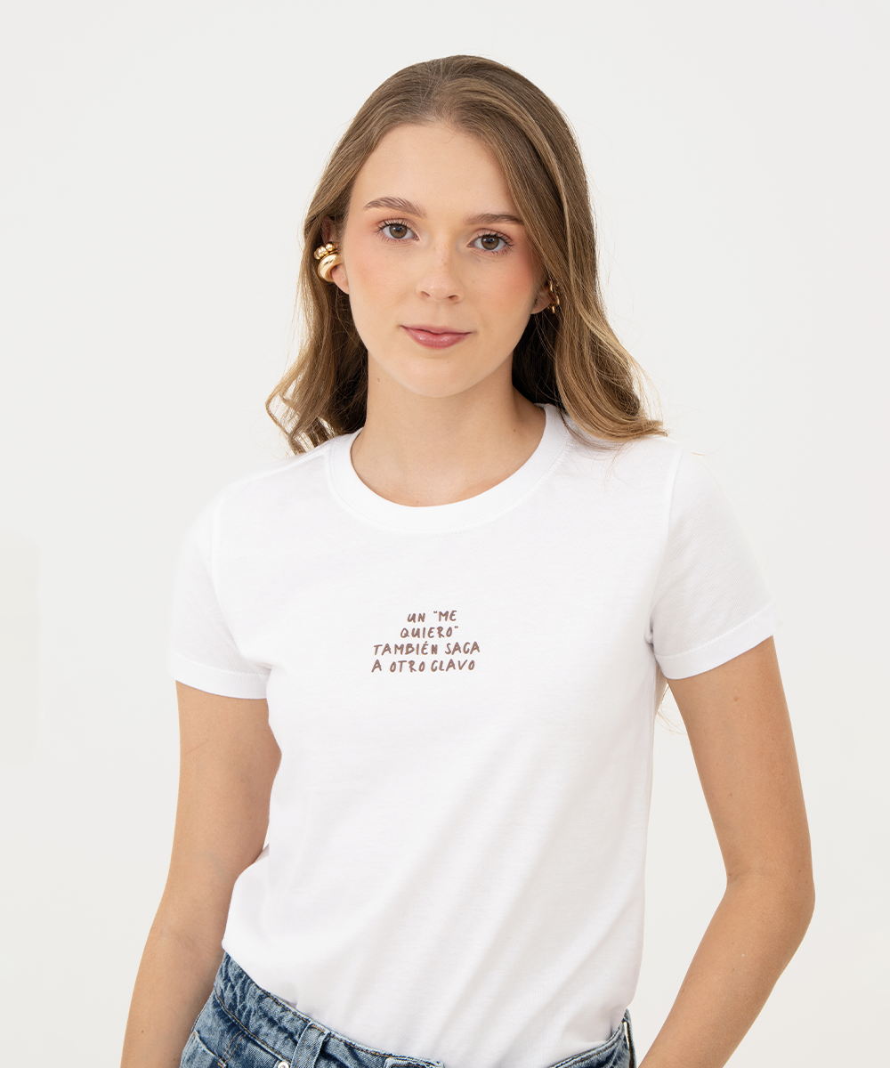 Mini t shirt basic BLANCO