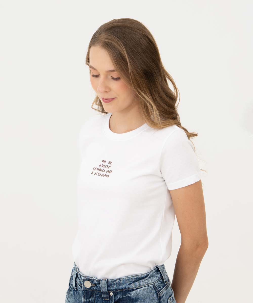 Mini t shirt basic BLANCO
