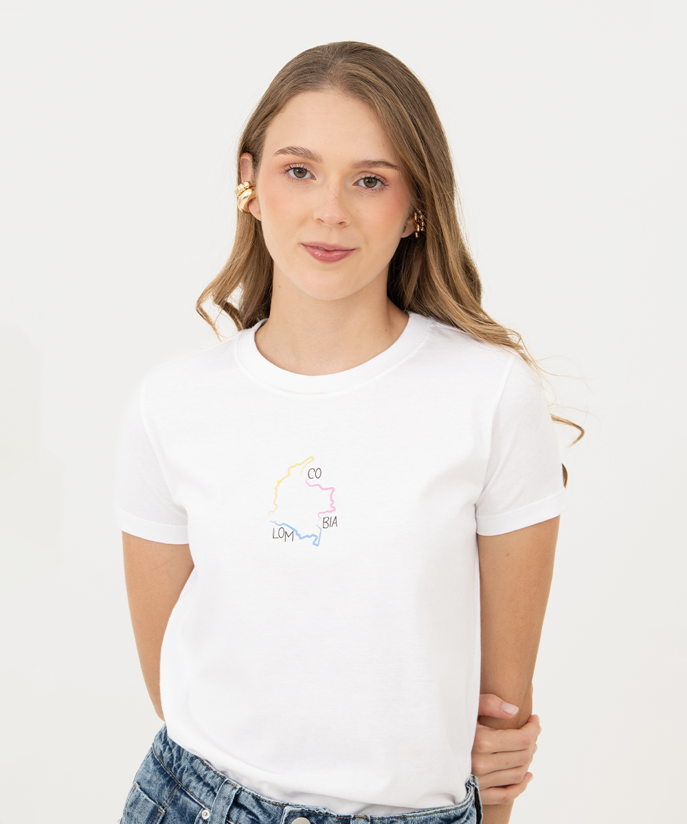 Mini t shirt basic BLANCO