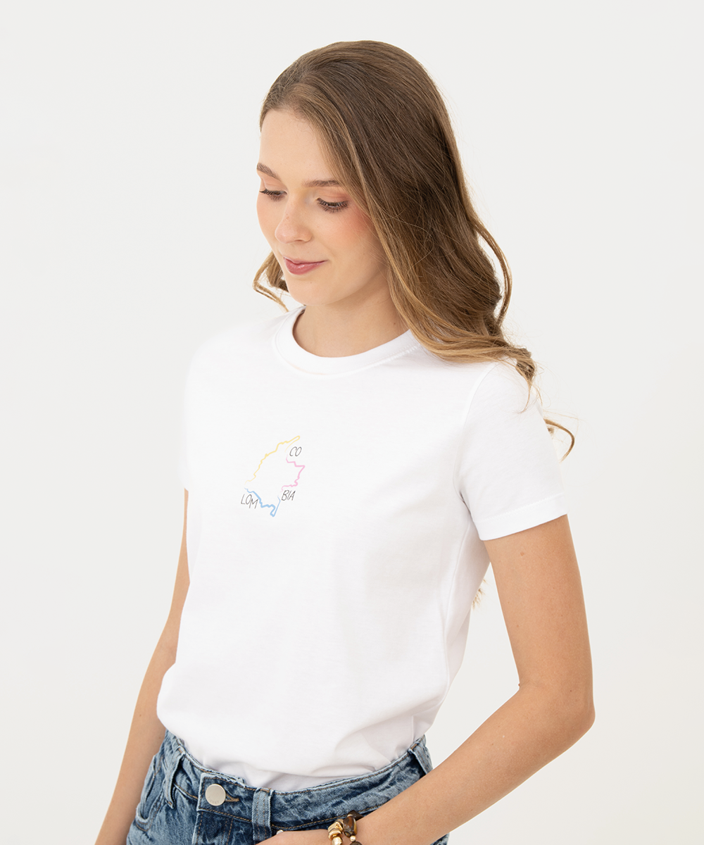 Mini t shirt basic BLANCO