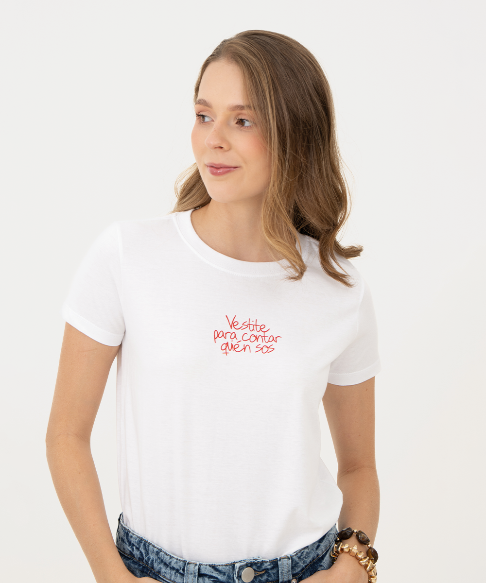 Mini t shirt basic BLANCO