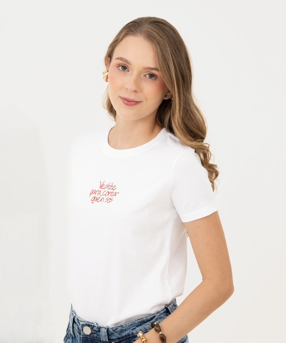 Mini t shirt basic BLANCO
