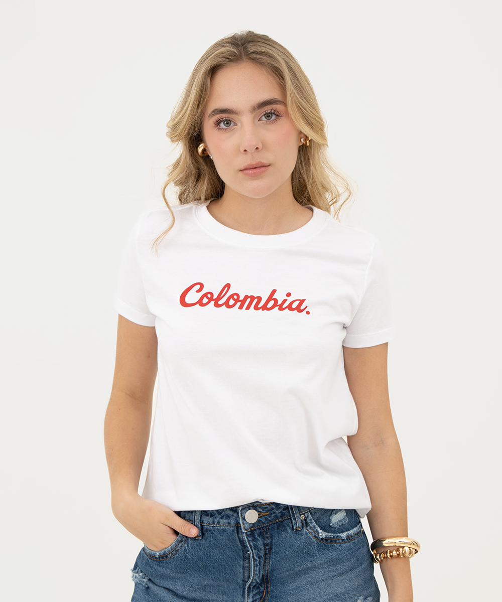 Mini t shirt basic típica Blanco
