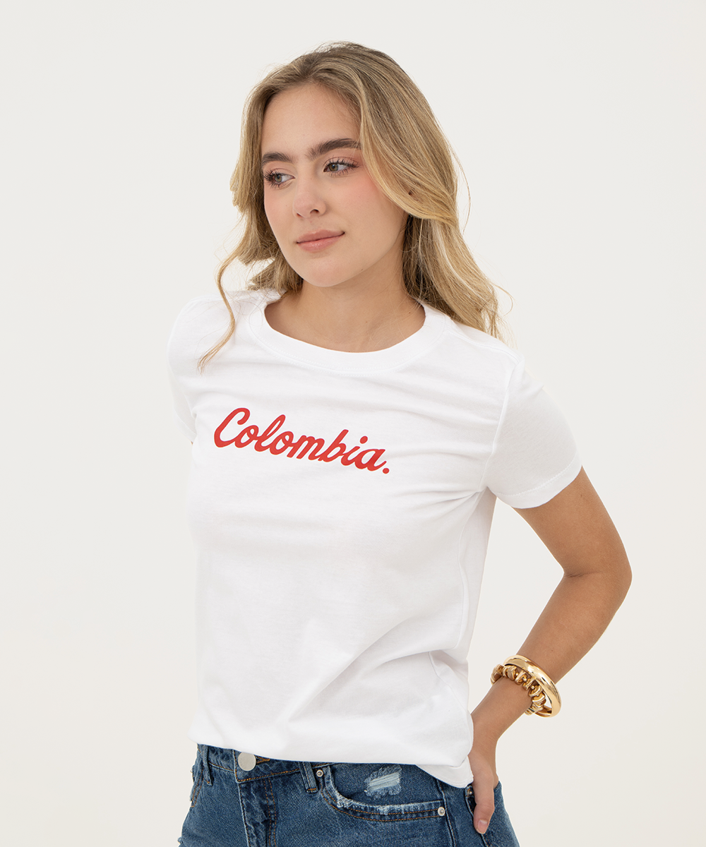 Mini t shirt basic típica Blanco