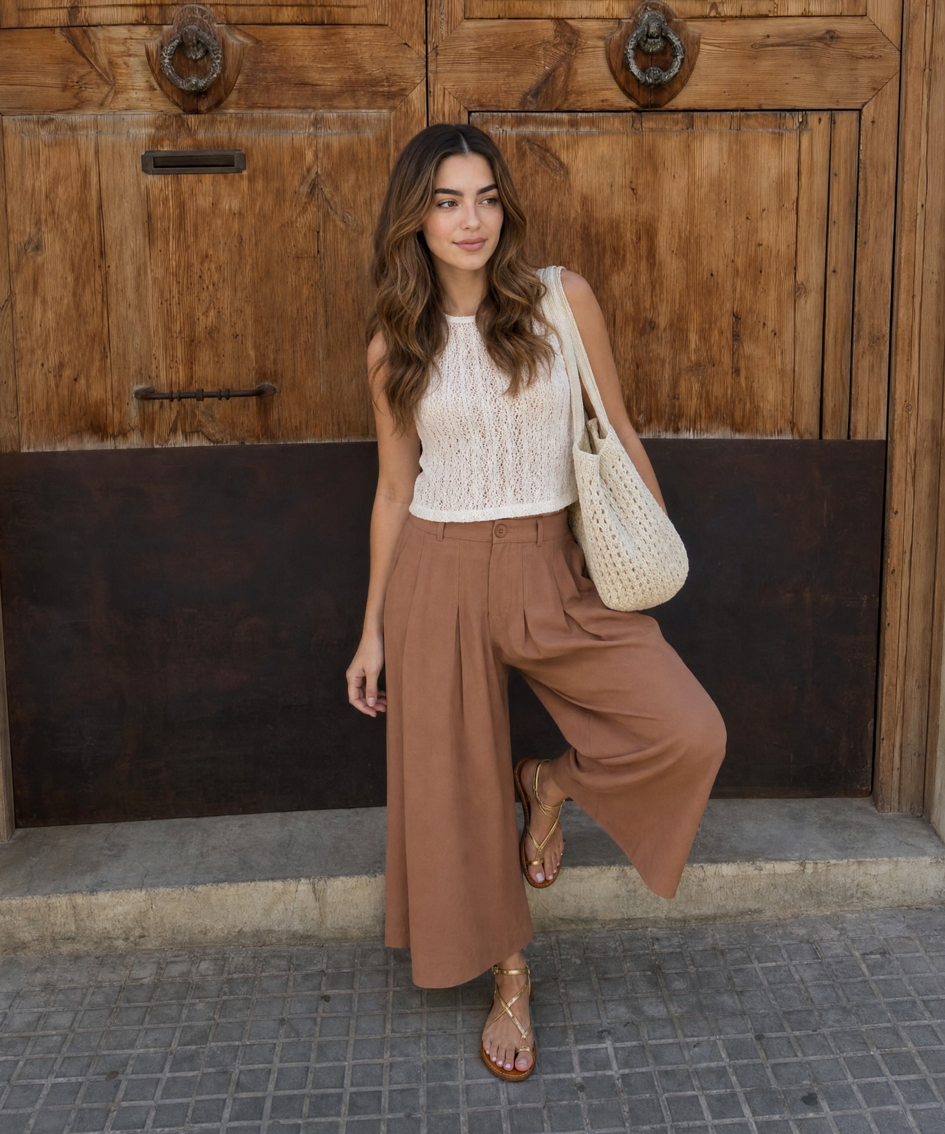 Falda pantalón Chocolate
