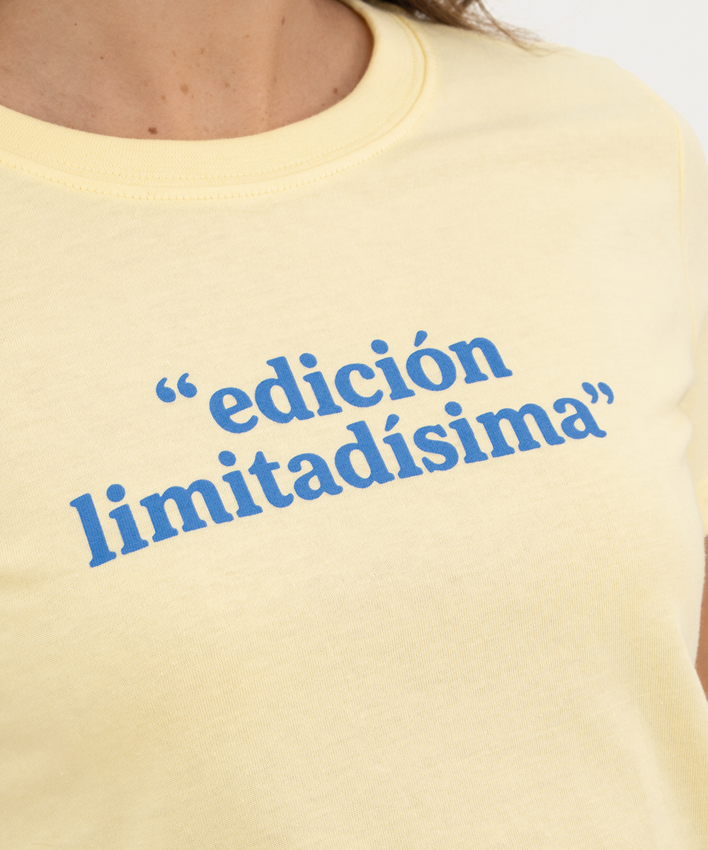 Mini t shirt basic Amarillo Pastel