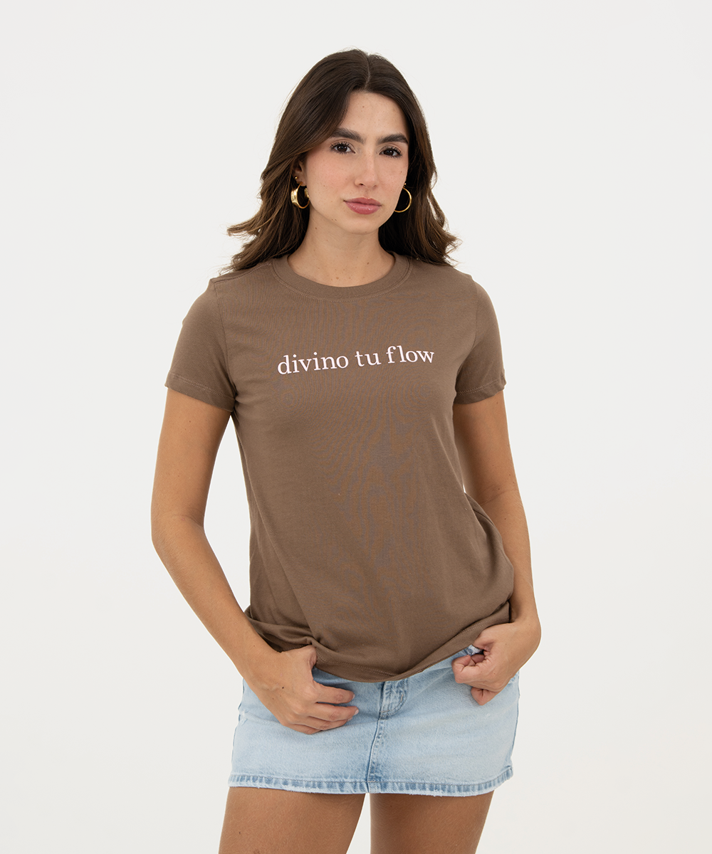 Mini t shirt basic Chocolate