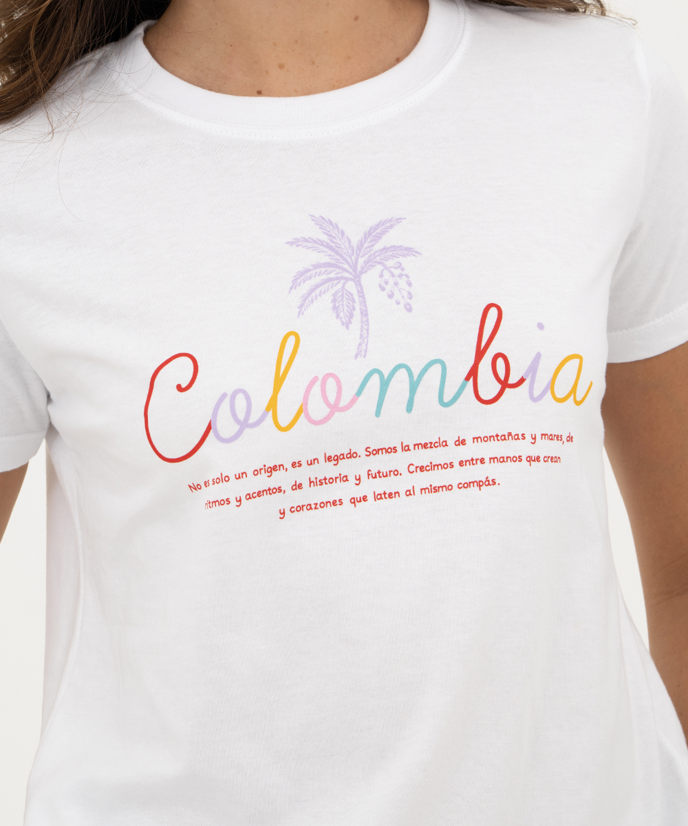 Mini t shirt basic Blanco