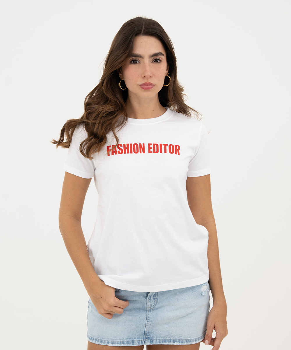 Mini t shirt basic Blanco