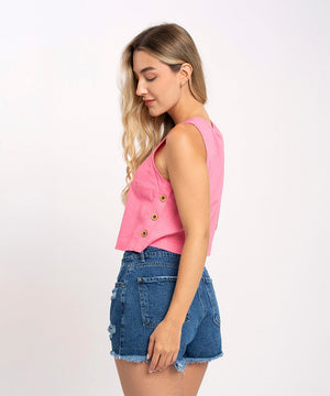 Short Ruedo Burdo Azul Profundo Short Índigos Para Mujer | Ticket Store Colombia 3