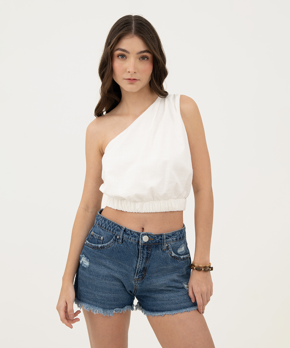 Short 5 bolsillos Azul Profundo