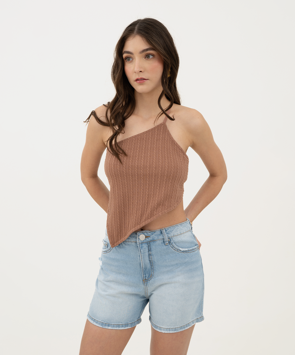 Short 5 bolsillos Azul Cielo