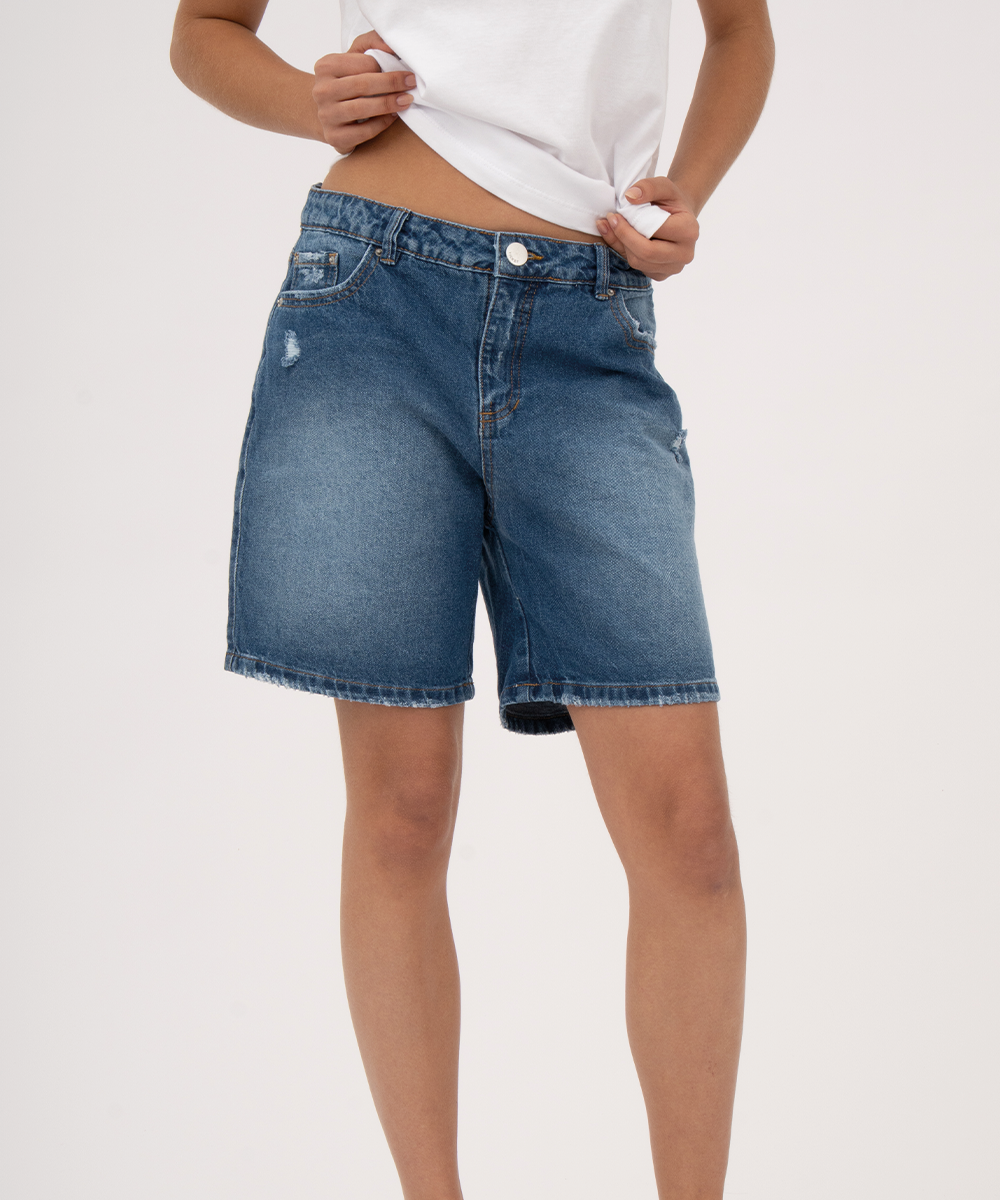 Bermuda 5 bolsillos AZUL