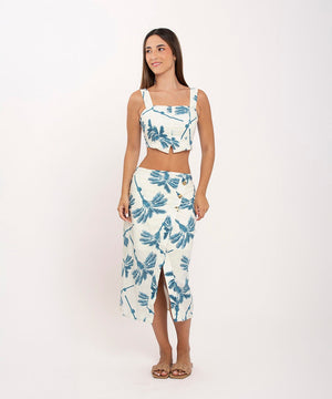 Blusa Escote Espalda Azul Blusas Para Mujer | Ticket Store Colombia 2