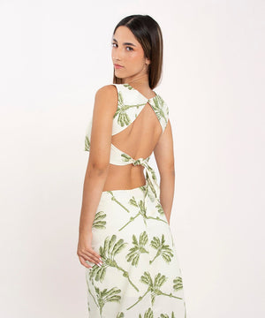 Blusa Escote Espalda Verde Blusas Para Mujer | Ticket Store Colombia 3