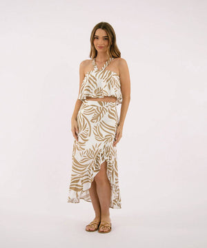 Blusa Fluida Camel Blusas Para Mujer | Ticket Store Colombia 1