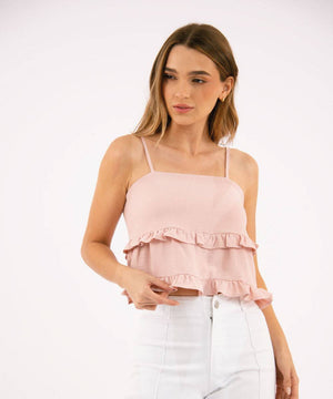 Blusa Tiras Boleros Rosado Empolvado Blusas Para Mujer | Ticket Store Colombia 2
