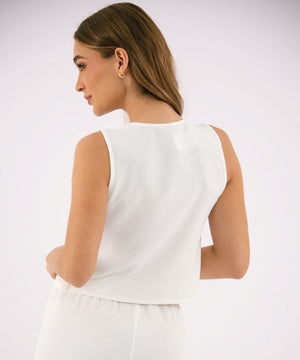 Chaleco Moños Frente Blanco Blusas Para Mujer | Ticket Store Colombia 3