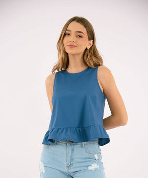 Blusa Sisa Azul Profundo Blusas Para Mujer | Ticket Store Colombia 1