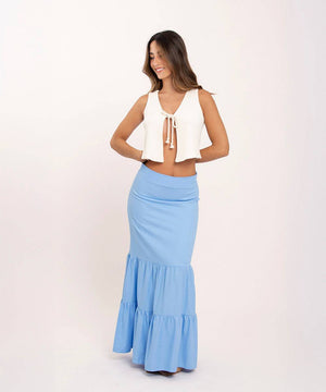 Chaleco Con Cordon Beige Blusas Para Mujer | Ticket Store Colombia 2